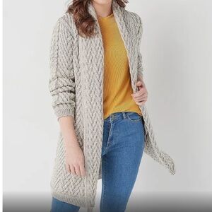 Aran Craft Open front cardigan